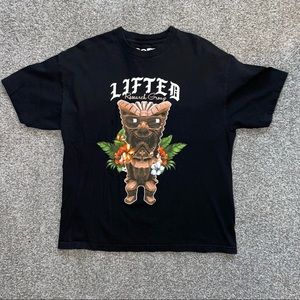 LRG Party God Black Mens T-Shirt